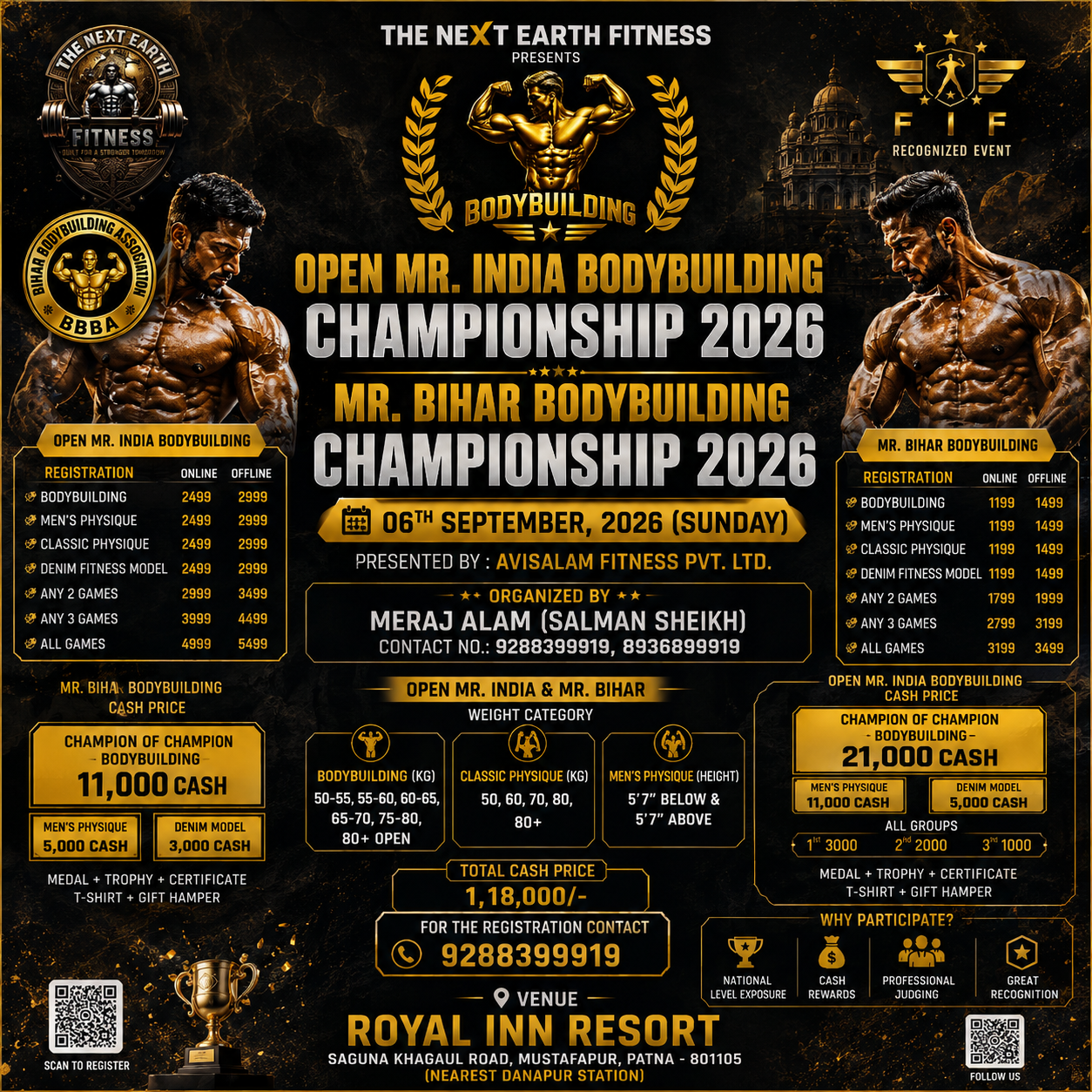 Mr. Bihar Bodybuilding Championship 2026